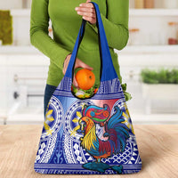 Philippines Grocery Bag Filipino Sarimanok With Polynesian Tattoo