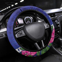 Biba Guam Liberation Day Steering Wheel Cover Tano y Chamoru Latte Stone Blue