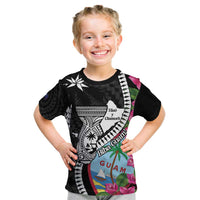 Biba Guam Liberation Day Kid T Shirt Tano y Chamoru Latte Stone Black