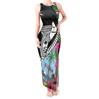 Biba Guam Liberation Day Tank Maxi Dress Tano y Chamoru Latte Stone Black