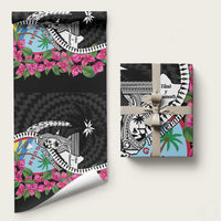 Biba Guam Liberation Day Wrapping Paper Tano y Chamoru Latte Stone Black - Polynesian Pride