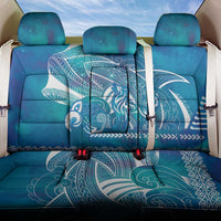 Kuri Dog Waka New Zealand Matariki Back Car Seat Cover Ocean Sharks Maori Tattoo LT14 One Size Blue - Polynesian Pride