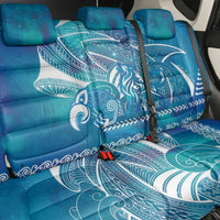 Kuri Dog Waka New Zealand Matariki Back Car Seat Cover Ocean Sharks Maori Tattoo LT14 - Polynesian Pride
