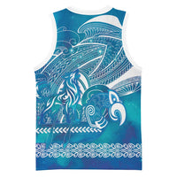 Kuri Dog Waka New Zealand Matariki Basketball Jersey Ocean Sharks Maori Tattoo LT14 - Polynesian Pride