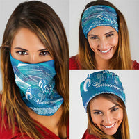 Kuri Dog Waka New Zealand Matariki Neck Gaiter Ocean Sharks Maori Tattoo LT14 - Polynesian Pride
