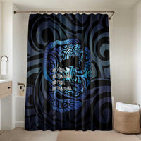Tuna Eel New Zealand Matariki Bathroom Set He Piko He Taniwha Maori Pattern
