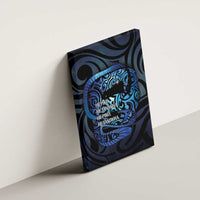 Tuna Eel New Zealand Matariki Canvas Wall Art He Piko He Taniwha Maori Pattern