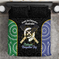 Personalised South Sea Islanders National Recognition Day Bedding Set Australia Aboriginal Vanuatu Pig Tusk