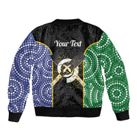 Personalised South Sea Islanders National Recognition Day Bomber Jacket Australia Aboriginal Vanuatu Pig Tusk