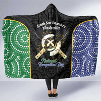 Personalised South Sea Islanders National Recognition Day Hooded Blanket Australia Aboriginal Vanuatu Pig Tusk