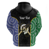 Personalised South Sea Islanders National Recognition Day Hoodie Australia Aboriginal Vanuatu Pig Tusk