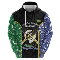 Personalised South Sea Islanders National Recognition Day Hoodie Australia Aboriginal Vanuatu Pig Tusk
