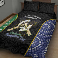 Personalised South Sea Islanders National Recognition Day Quilt Bed Set Australia Aboriginal Vanuatu Pig Tusk