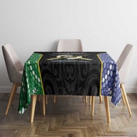 Personalised South Sea Islanders National Recognition Day Tablecloth Australia Aboriginal Vanuatu Pig Tusk