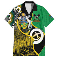 Australian South Sea Islanders National Recognition Day Family Matching Off Shoulder Maxi Dress and Hawaiian Shirt Solomon Islands And Vanuatu Culture LT14 Dad's Shirt - Short Sleeve Black - Polynesian Pride