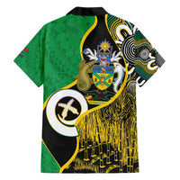 Australian South Sea Islanders National Recognition Day Family Matching Off Shoulder Short Dress and Hawaiian Shirt Solomon Islands And Vanuatu Culture LT14 - Polynesian Pride