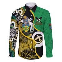 Australian South Sea Islanders National Recognition Day Family Matching Off Shoulder Short Dress and Hawaiian Shirt Solomon Islands And Vanuatu Culture LT14 Dad's Shirt - Long Sleeve Black - Polynesian Pride