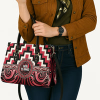 Aotearoa Ngai Te Rangi Leather Bag Maori Iwi Poutama Puhoro Tattoo LT14 - Polynesian Pride