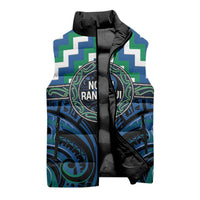 Aotearoa Ngati Ranginui Personalised Sleeveless Puffer Jacket Maori Iwi Poutama Puhoro Tattoo LT14 - Polynesian Pride