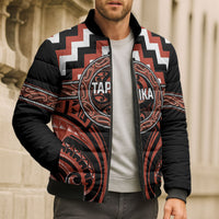 Aotearoa Tapuika Personalised Bomber Puffer Jacket Maori Iwi Poutama Puhoro Tattoo LT14 - Polynesian Pride