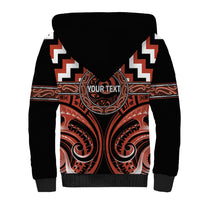 Aotearoa Tapuika Personalised Sherpa Hoodie Maori Iwi Poutama Puhoro Tattoo LT14 - Polynesian Pride