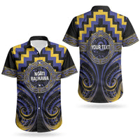 Aotearoa Ngati Raukawa Personalised Couples Matching Mermaid Dress and Hawaiian Shirt Maori Iwi Poutama Puhoro Tattoo LT14 - Polynesian Pride