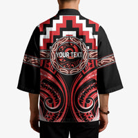 Aotearoa Ngati Toa Personalised Kimono Maori Iwi Poutama Puhoro Tattoo LT14 - Polynesian Pride