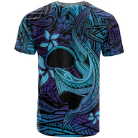 Nukuoro Atoll T Shirt Polynesian Shark Tattoo Purple Gradient Vibes