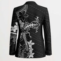 Black Hawaii Blazer Hammerhead Shark Tattoo Curve Polynesian - Polynesian Pride