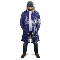 Blue Hawaii Cloak Hammerhead Shark Tattoo Curve Polynesian - Polynesian Pride