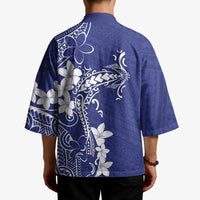 Blue Hawaii Kimono Hammerhead Shark Tattoo Curve Polynesian - Polynesian Pride