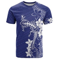 Blue Hawaii T Shirt Hammerhead Shark Tattoo Curve Polynesian - Polynesian Pride