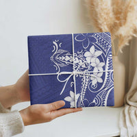 Blue Hawaii Wrapping Paper Hammerhead Shark Tattoo Curve Polynesian - Polynesian Pride