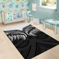 Poutama Korowai New Zealand Area Rug Aotearoa Maori Tattoo - Polynesian Pride