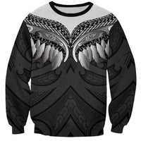 Poutama Korowai New Zealand Sweatshirt Aotearoa Maori Tattoo - Polynesian Pride
