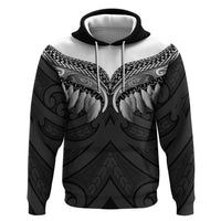 Poutama Korowai New Zealand Zip Hoodie Aotearoa Maori Tattoo - Polynesian Pride