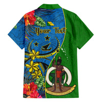 personalised-vanuatu-malampa-day-hawaiian-shirt-coat-of-arms-mix-tropical-flowers