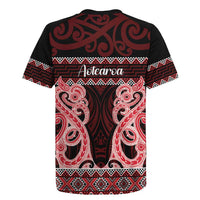 Kia Ora New Zealand Rugby Jersey Maori Language Week Whero Taniko Motif - Polynesian Pride