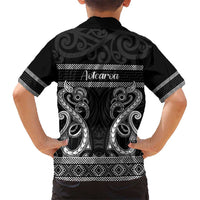 Kia Ora New Zealand Hawaiian Shirt Maori Language Week Pango Taniko Motif - Polynesian Pride
