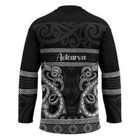Kia Ora New Zealand Hockey Jersey Maori Language Week Pango Taniko Motif - Polynesian Pride