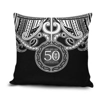 Kia Kaha Te Reo Maori New Zealand Pillow Cover 50th Anniversary Ake Ake Ake - Polynesian Pride