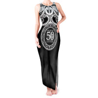 Kia Kaha Te Reo Maori New Zealand Tank Maxi Dress 50th Anniversary Ake Ake Ake - Polynesian Pride