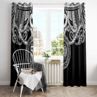 Kia Kaha Te Reo Maori New Zealand Window Curtain 50th Anniversary Ake Ake Ake - Polynesian Pride