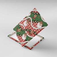 Cowboy Hawaii Mele Kalikimaka Canvas Wall Art Paniolo Kukui Nut Pikake Lei Red Version - Polynesian Pride