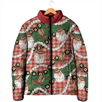 Cowboy Hawaii Mele Kalikimaka Padded Jacket Paniolo Kukui Nut Pikake Lei Red Version - Polynesian Pride