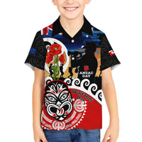 New Zealand Waitangi And ANZAC Day Hawaiian Shirt Aotearoa Maori Tiki With Last Post LT14 - Polynesian Pride