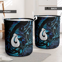Hei Matau New Zealand Matariki Laundry Basket NZ Fish Hook Maori Art