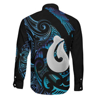 Hei Matau New Zealand Matariki Family Matching Off Shoulder Short Dress and Hawaiian Shirt NZ Fish Hook Maori Art LT14 - Polynesian Pride