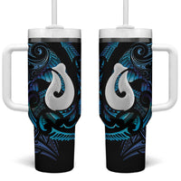 Hei Matau New Zealand Matariki Tumbler With Handle NZ Fish Hook Maori Art
