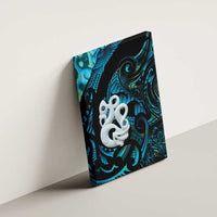 Manaia New Zealand Matariki Canvas Wall Art NZ Paua Shell Maori Art
